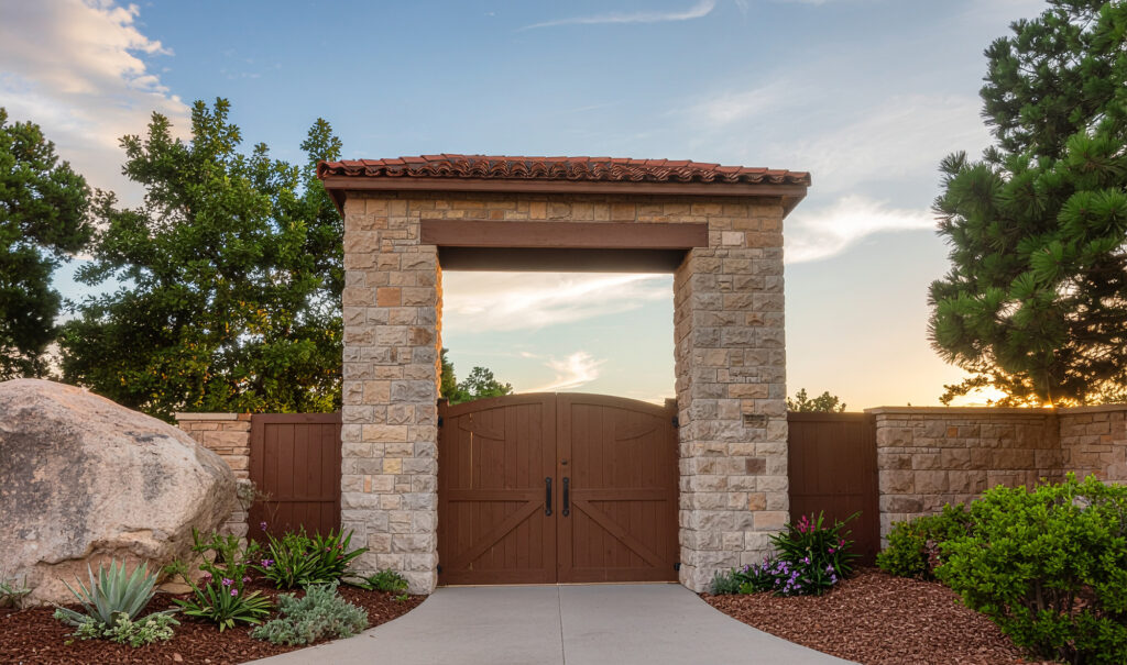 estate entrance example - San Antonio Deck and Fence Works
